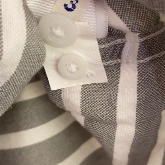 1901 gray and white striped polo shirt - Picture 6 of 8